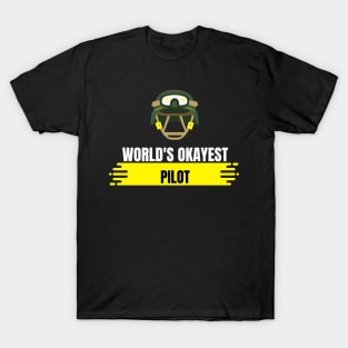 World's Okayest Pilot T-Shirt